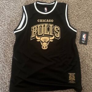 Chicago bulls black nba jersey